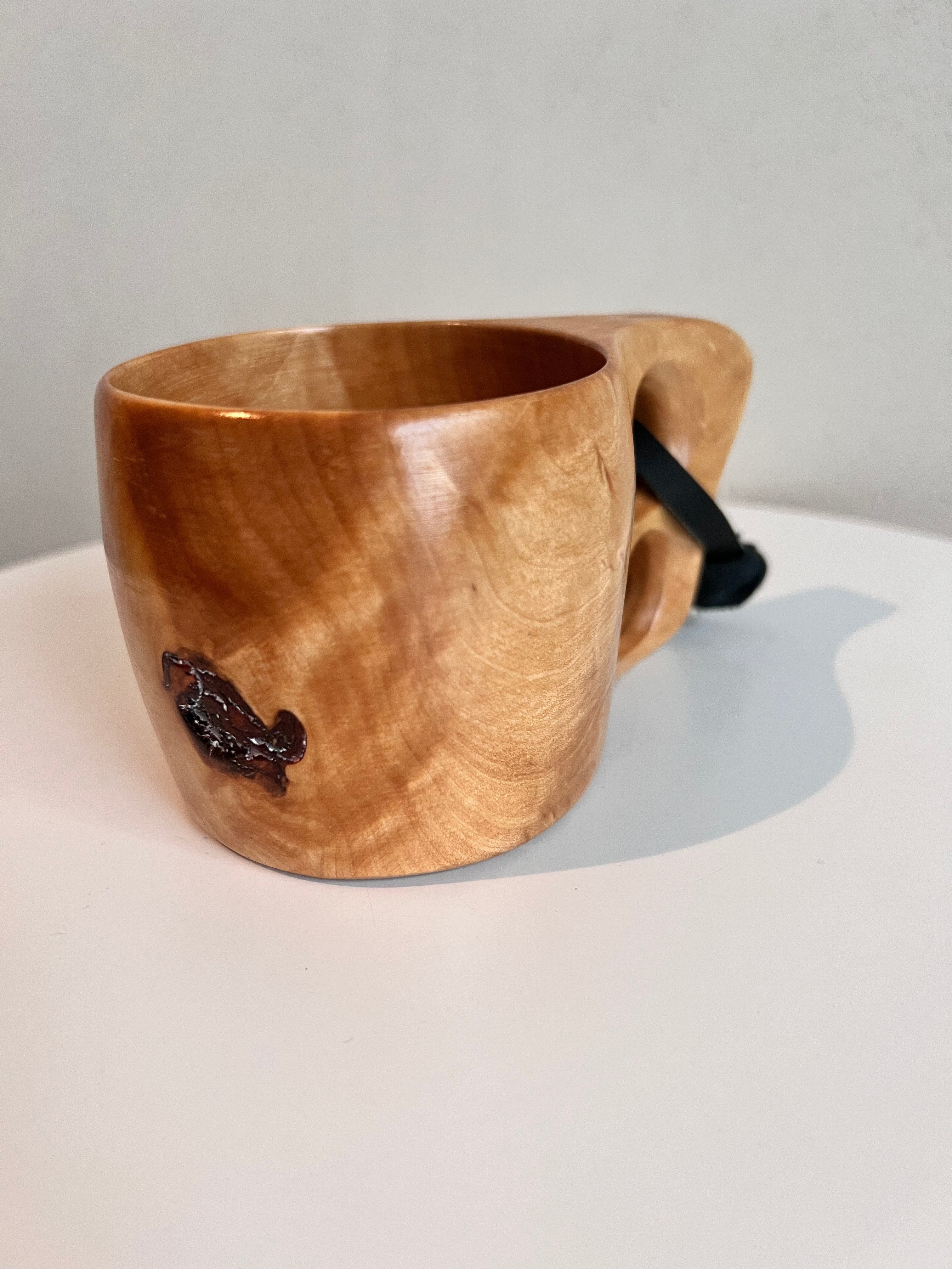 ☆ フィンランド  新品  ククサ ☆  白樺 木製  カップ グクシ フィンランドのカップ 白樺の木目から作られたククサ